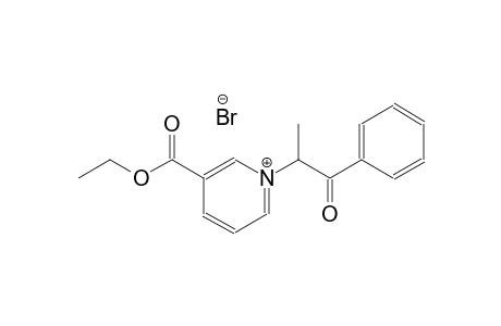 3-(ethoxycarbonyl)-1-(1-methyl-2-oxo-2-phenylethyl)pyridinium bromide