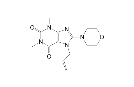 7-allyl-1,3-dimethyl-8-(4-morpholinyl)-3,7-dihydro-1H-purine-2,6-dione