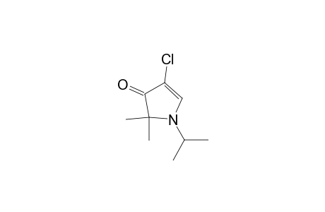 3H-Pyrrol-3-one, 4-chloro-1,2-dihydro-2,2-dimethyl-1-(1-methylethyl)-