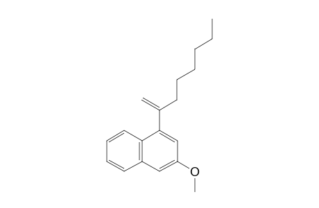 3-methoxy-1-(oct-1-en-2-yl)naphthalene