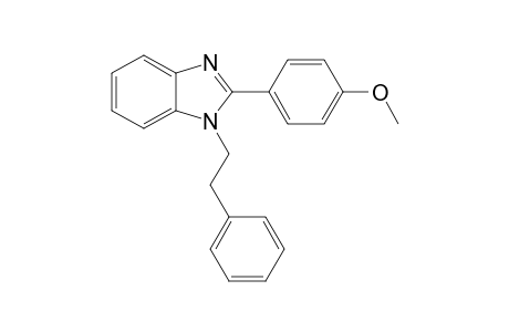 1H-Benzoimidazole, 2-(4-methoxyphenyl)-1-phenethyl-