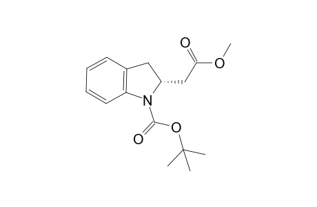 (2R)-N-tert-Butoxycarbonyl-2-methoxycarbonylmethylindoline