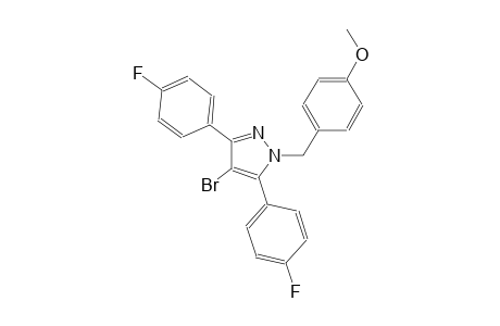 4-bromo-3,5-bis(4-fluorophenyl)-1-(4-methoxybenzyl)-1H-pyrazole