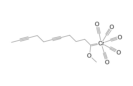 Deca-4,8-diyn-1-yl(pentacarbonylmethoxycarbene)chromium complex