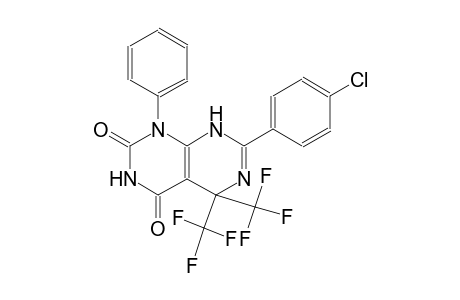 7-(4-chlorophenyl)-1-phenyl-5,5-bis(trifluoromethyl)-5,8-dihydropyrimido[4,5-d]pyrimidine-2,4(1H,3H)-dione