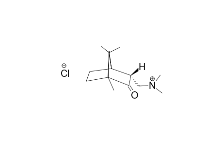 (1R,3R,4R)-(+)-3-endo-((Dimethylamino)-methyl)-D-camphor, hydrochloride