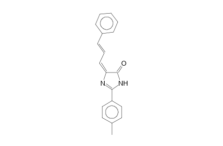 (5E)-2-(4-Methylphenyl)-5-[(2E)-3-phenyl-2-propenylidene]-3,5-dihydro-4H-imidazol-4-one