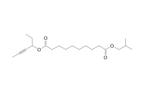 Sebacic acid, hex-4-yn-3-yl isobutyl ester