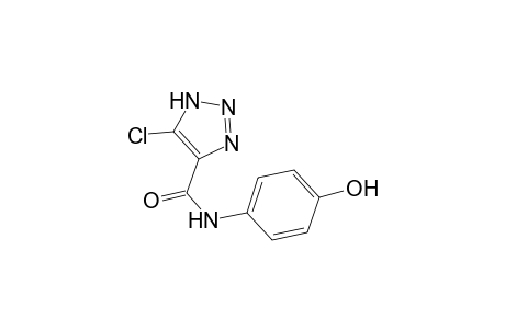 1,2,3-Triazole-4-carboxamide, 5-chloro-N-(4-hydroxyphenyl)-