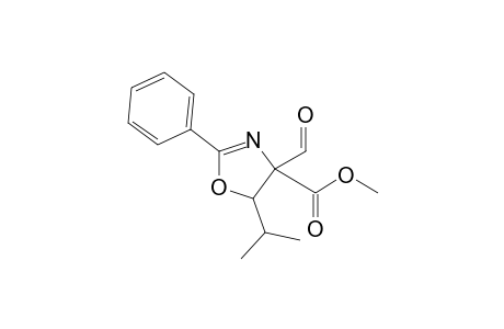 Methyl 5-Isopropyl-2-phenyl-4-formyloxazoline-4-carboxylate