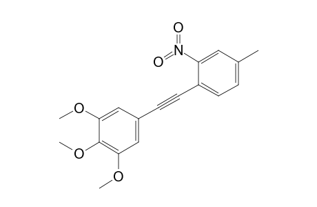 1-(4"-Methyl-2"-nitrophenyl)-2-(3',4',5'-trimethoxyphenyl)ethyne