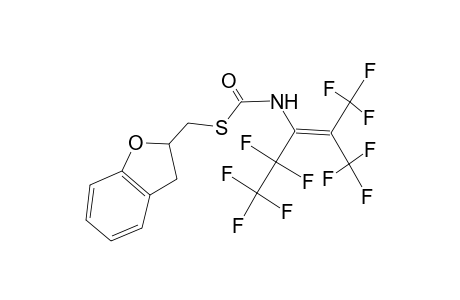 N-[1,1,1,4,4,5,5,5-octafluoro-2-(trifluoromethyl)pent-2-en-3-yl]carbamothioic acid S-(2,3-dihydrobenzofuran-2-ylmethyl) ester