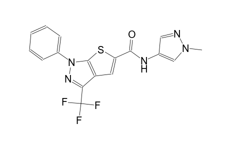 N-(1-methyl-1H-pyrazol-4-yl)-1-phenyl-3-(trifluoromethyl)-1H-thieno[2,3-c]pyrazole-5-carboxamide