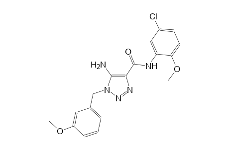 1H-1,2,3-triazole-4-carboxamide, 5-amino-N-(5-chloro-2-methoxyphenyl)-1-[(3-methoxyphenyl)methyl]-