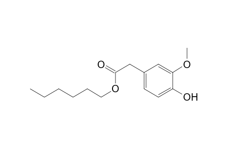 Hexyl-2-(4-hydroxy-3-methoxy-phenyl)acetate