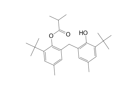 Propanoic acid, 2-methyl-, 2-(1,1-dimethylethyl)-6-[[3-(1,1-dimethylethyl)-2-hydroxy-5-methylphenyl]methyl]-4-methylphenyl ester