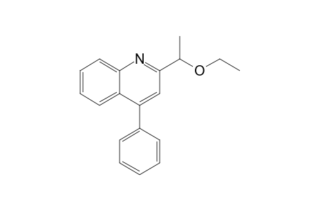 2-(1-Ethoxyethyl)-4-phenylquinoline