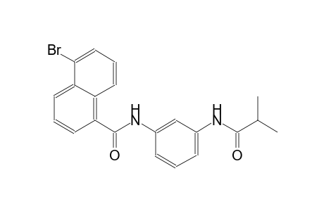 5-bromo-N-[3-(isobutyrylamino)phenyl]-1-naphthamide