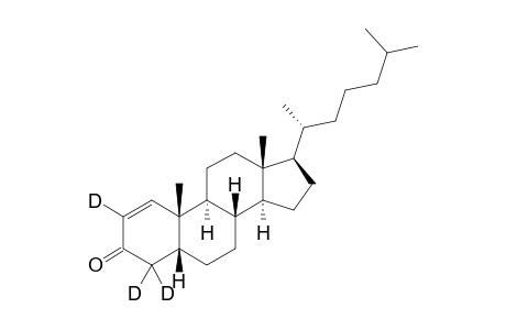 (5R,8S,9S,10S,13R,14S,17R)-2,4,4-Trideuterio-10,13-dimethyl-17-[(2R)-6-methylheptan-2-yl]-6,7,8,9,11,12,14,15,16,17-decahydro-5H-cyclopenta[a]phenanthren-3-one