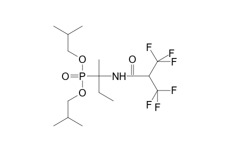 bis(2-methylpropyl) {2-[3,3,3-trifluoro-2-(trifluoromethyl)propanamido]butan-2-yl}phosphonate