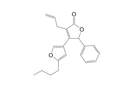 3-Allyl-4-(3'-(5'-butylfuranyl)-5-(phenyl)-2(5)-furanone