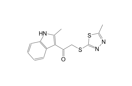1-(2-methyl-1H-indol-3-yl)-2-[(5-methyl-1,3,4-thiadiazol-2-yl)sulfanyl]ethanone