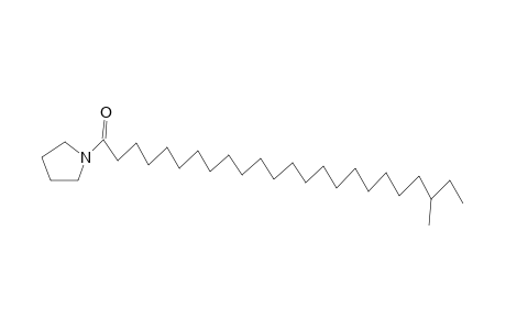 Anteiso-pentacosanoic acid, pyrrolidide