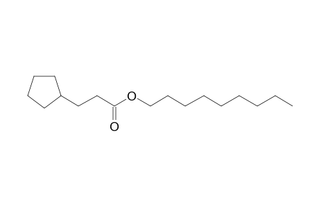 3-Cyclopentylpropionic acid, nonyl ester