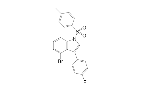 4-Bromo-3-(4-fluorophenyl)-1-(4-toluenesulfonyl)-1H-indole