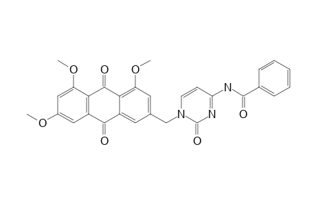 N-(2-OXO-1-[(4,5,7-TRIMETHOXY-10-OXO-9,10-DIHYDROANTHRACEN-2-YL)-METHYL]-PYRIMIDINE-1,2-DIHYDROPYRIMIDIN-4-YL)-BENZAMIDE