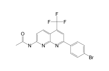 2-ACETYLAMINO-7-(4-BROMOPHENYL)-5-TRIFLUOROMETHYL-1,8-NAPHTHYRIDINE