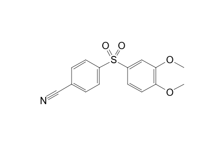 4-((3,4-dimethoxyphenyl)sulfonyl)benzonitrile