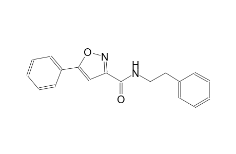 3-isoxazolecarboxamide, 5-phenyl-N-(2-phenylethyl)-