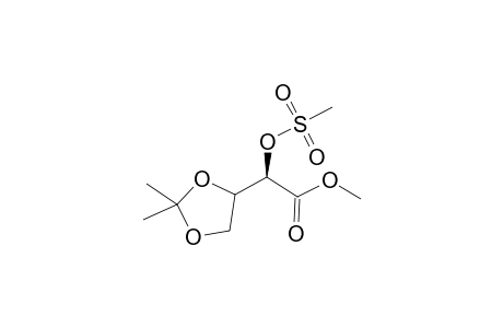 Methyl 3,4-O-Isopropylidenedioxy-2-(methylsulfonyl)butanoate