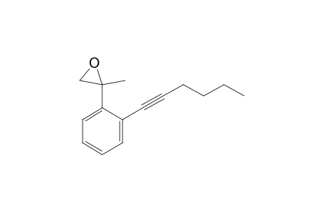 2-(2-Hex-1-ynylphenyl)-2-methyloxirane