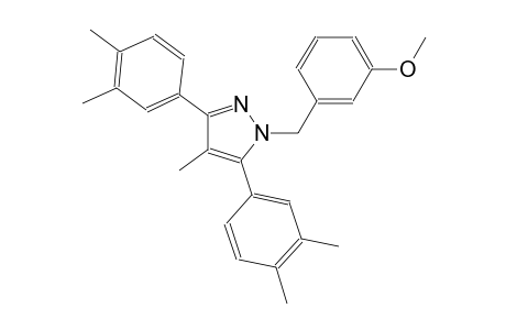 3-{[3,5-bis(3,4-dimethylphenyl)-4-methyl-1H-pyrazol-1-yl]methyl}phenyl methyl ether