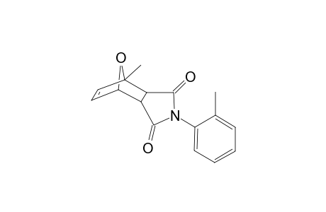 10-Oxatricyclo[5.2.1.0(2.6)]dec-8-ene-3,5-dione, 4-(2-methylphenyl)-