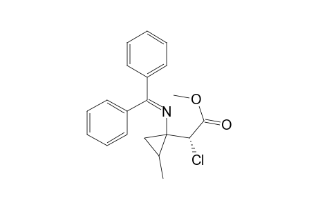(E,2R)-Methyl 2-Chloro-2-[2'-methyl-1'-[(diphenylmethylene)amino]cyclopropyl]acetate