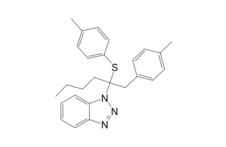 1-[1-(p-Methylbenzyl)-1-(p-methylphenylthio)pentyl]benzotriazole