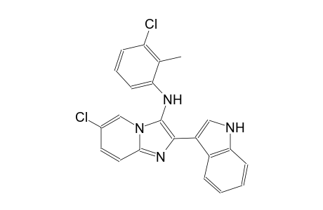 6-chloro-N-(3-chloro-2-methylphenyl)-2-(1H-indol-3-yl)imidazo[1,2-a]pyridin-3-amine
