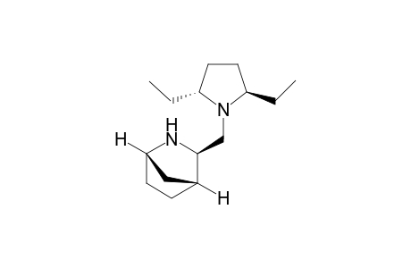 (1R,2R,4S)-2-[[(2R,5R)-2,5-diethyl-1-pyrrolidinyl]methyl]-3-azabicyclo[2.2.1]heptane