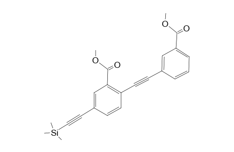 Methyl 2-{2-[3-(methoxycarbonyl)phenyl]-1-ethynyl}-5-(trimethylsilylethynyl)benzoate