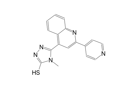 4-methyl-5-[2-(4-pyridinyl)-4-quinolinyl]-4H-1,2,4-triazole-3-thiol