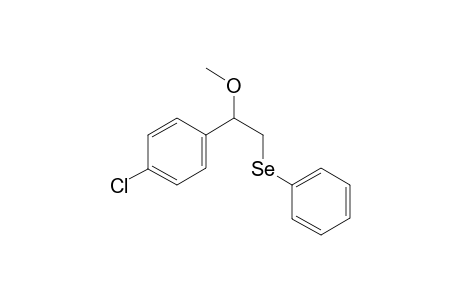 2-(4-Chlorophenyl)-2-methoxyethyl(phenyl)selane