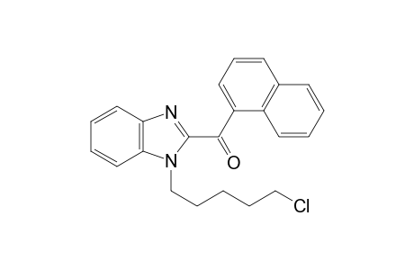 (1-(5-Chloropentyl)-1H-benzo[d]imidazol-2-yl)(naphthalen-1-yl)methanone