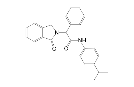 N-(4-isopropylphenyl)-2-(1-oxo-1,3-dihydro-2H-isoindol-2-yl)-2-phenylacetamide