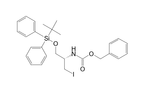 (+)-(S)-O-(tert-Butyldiphenylsilyl)-3-iodo-2-(benzyloxycarbonyl)aminopropan-1-ol