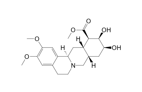 6H-Dibenzo[a,g]quinolizine-12-carboxylic acid, 5,8,8a,9,10,11,12,12a,13,13a-decahydro-10,11-dihydroxy-2,3-dimethoxy- , methyl ester, [8aS-(8a.alpha.,10.alpha.,11.alpha.,12.alpha.,12a.alpha.,13a.beta.)]-
