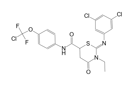 2H-1,3-thiazine-6-carboxamide, N-[4-(chlorodifluoromethoxy)phenyl]-2-[(3,5-dichlorophenyl)imino]-3-ethyltetrahydro-4-oxo-, (2Z)-