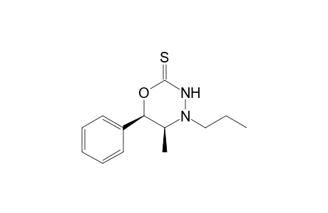 (5S,6R)-5-methyl-6-phenyl-4-propyl-1,3,4-oxadiazinane-2-thione